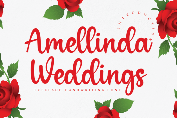 Amellinda Weddings: Elevating Campaign Design with a Stylish Script Font