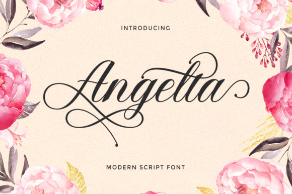 Angelta: A Handwritten Font That Elevates Handmade Creations