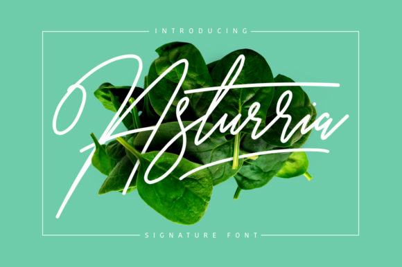 Asturria: A Fresh Script Font for Editorial Design