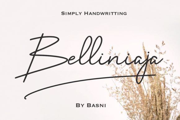 Belliniaja: A Handwritten Font That Elevates Branding