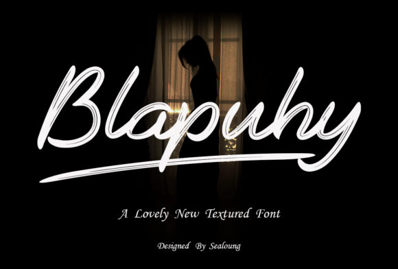 Blapuhy: A Handwritten Font for Polished Branding