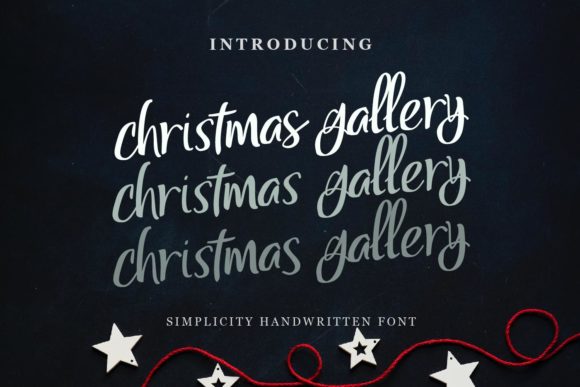 Christmas Gallery Font Review for Brand Designers