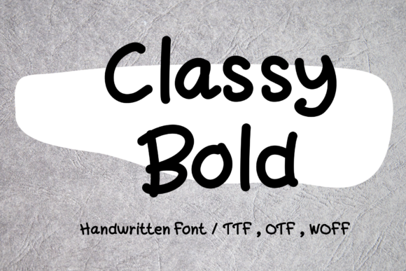 Classy Bold: Elevating Brand Visuals with a Timeless Font