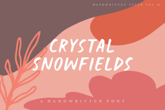 Crystal Snowfields Font Review for Brand Designers