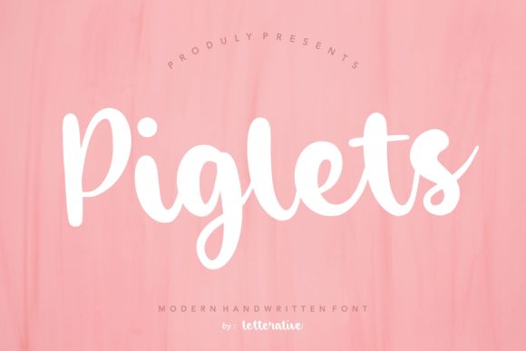 Discover the Charm of Piglets Font in Real Branding Projects