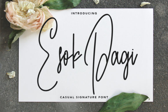 Esok Pagi: A Timeless Handwritten Font for Branding