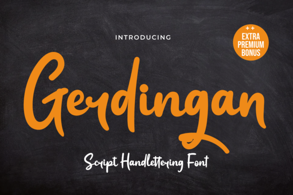 Gerdingan: The Sweet Script Font That Elevates Your Campaigns