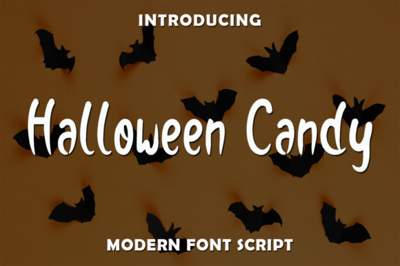 Halloween Candy Font for Branding and Design