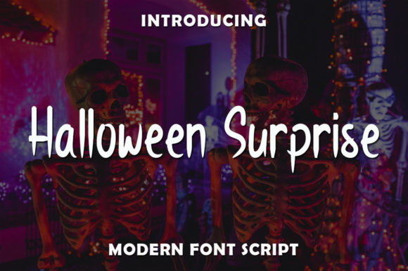 Halloween Surprise Font for Web Design