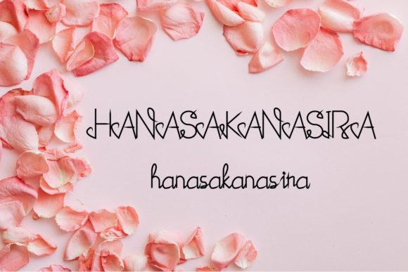 Hanasakanasira: A Handwritten Font for Modern Web Design