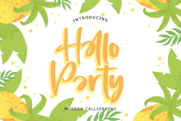 Hello Party Font for Campaign Creatives