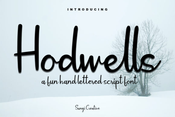 Hodwells Font for Campaign Design
