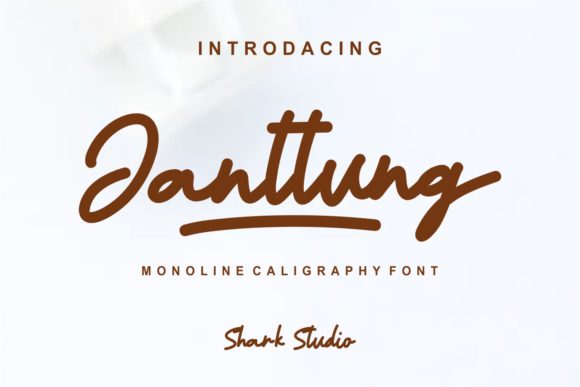 Janttung: A Natural Font for Handmade Creations