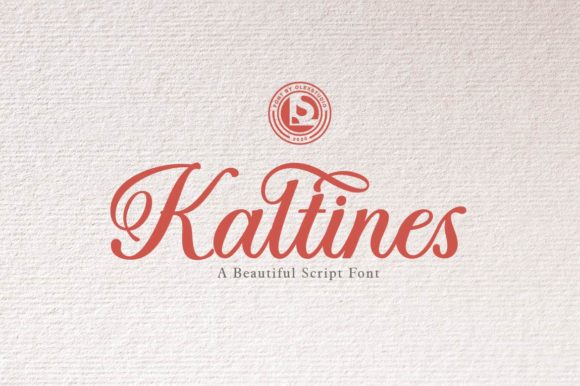 Kaltines: A Stylish Script Font for Your Business Branding