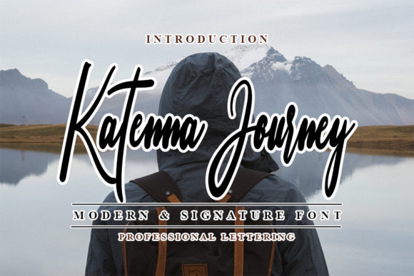 Katenna Journey: A Handwritten Font for Modern Web Design