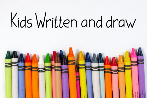 Kids Written: A Handwritten Font for Editorial Design