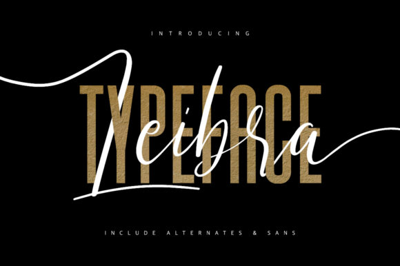 Leibra: A Script Font for Modern Branding