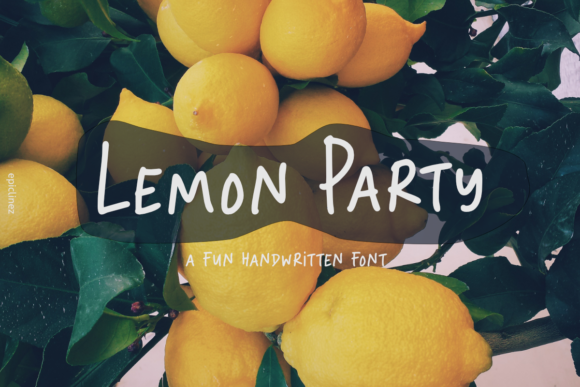 Lemon Party Font for Eye-Catching Brand Content