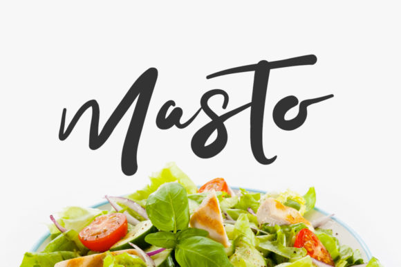 Masto Handwritten Font for Creative Projects