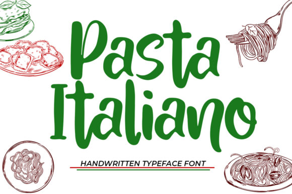 Pasta Italiano: A Sweet Script Font for Handmade Creations