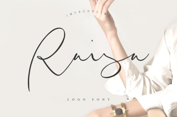 Raisa: A Modern Script Font for Creative Makers