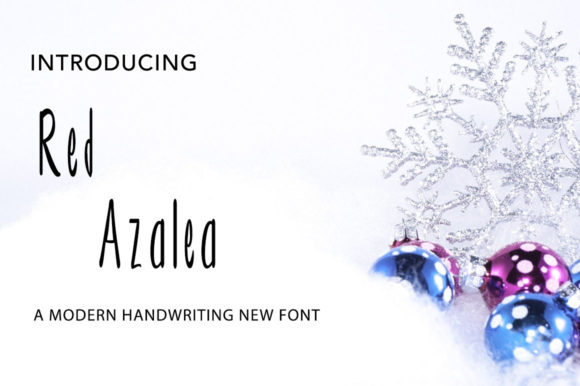 Red Azalea: A Handwritten Font for Digital Creativity