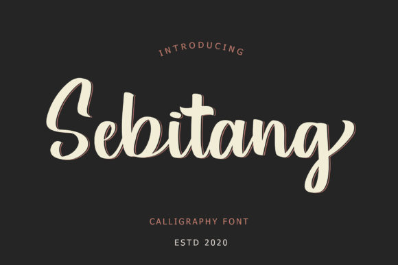 Sebitang: A Graceful Script Font for Modern Web Design