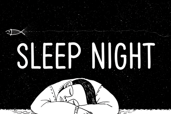 Sleep Night Font for Handmade Creations