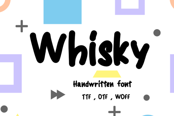 Whisky Font: A Handwritten Charm for Creative Projects